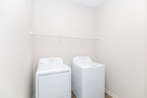 Washer and dryer in home  | The Station at River Crossing