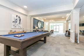 Community game room | The Station at River Crossing