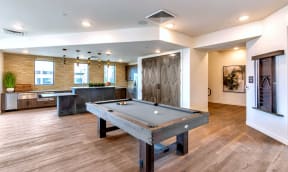 Indoor Lounge with Pool Table | Homestead Talking Glass