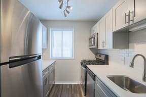 Well Equipped Kitchen at Flats of Forestville, Forestville
