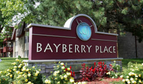 Welcome to Bayberry Place Sign.