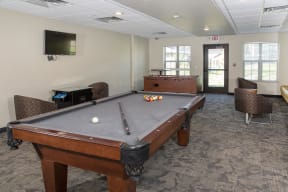Game Lounge with Pool Table