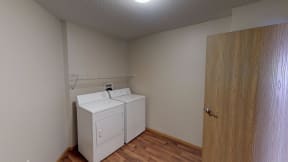 Small Room with Washer and Dryer