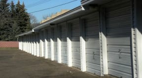 Secondary view of secured Garages.
