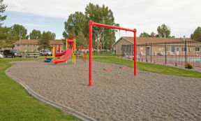 Outdoor Childrens Playground and Swingset
