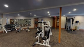 Strength Machines in Fitness Center