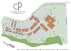 Cambria place plot plan  at Cambria Place, Carlisle, PA, 17015