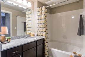 Model  Bathroom with Shower/Soaking Tub