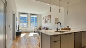 Kitchen And Living  at Residences at Richmond Trust, Virginia, 23219