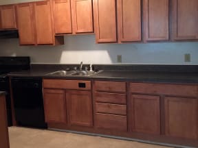 renovated kitchen  at Wedgwood Apartments in Raleigh, NC