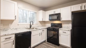 Updated Kitchens at Pines of York Apartments