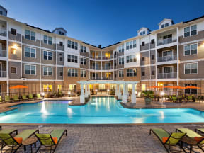 pool at Solace Apartments in Virginia Beach
