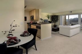 Spectrum Apartments in Arlington VA Living Room  2