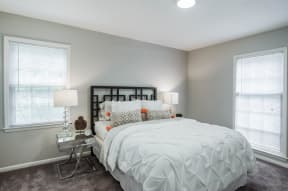 Bedroom with Plush Carpet