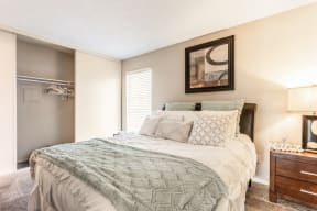 Model Bedroom at Noel on the Parkway Apartments in Dallas, Texas, TX