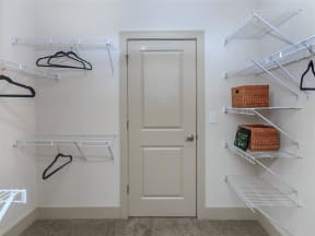 Generous Berewick Pointe Walk-In Closets With Shelving in Charlotte Apartment Rentals for Rent