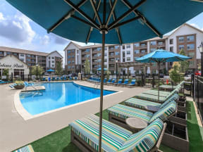 Berewick Pointe Lounge Swimming Pool With Cabana at Charlotte Rentals