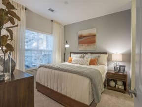 Large Pointe at Prosperity Village Master Bedroom in Charlotte Apartment Rentals for Rent