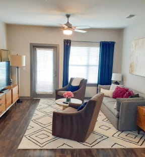Spacious Living Room at One White Oak Apartments in Georgia Apartment Homes