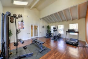 Fitness Center at Pinecrest Apartments, Davis, California