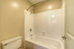 Bathroom with Shower with Bathtub and Toilet