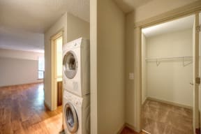 In Unit Washer Dryer, Extended Closet and Rug