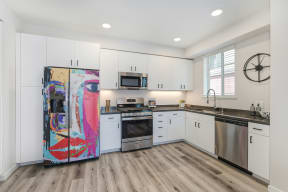 Kitchen at Sierra Gateway Apartments, Rocklin, California
