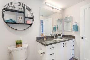 Bathroom at Sierra Gateway Apartments, Rocklin, California