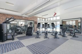 Modern Fitness Center at Sierra Gateway Apartments, Rocklin, 95677