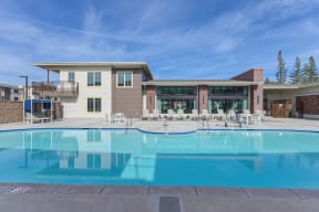 Pool View at Sierra Gateway Apartments, Rocklin, CA