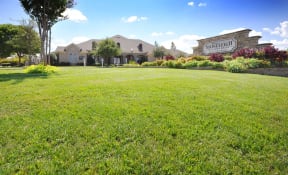 Spacious Lawn at Stoneleigh on Cartwright Apartments, J Street Property Services, Texas