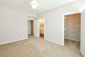 Floor Plan with Large Closet at Stoneleigh on Cartwright Apartments, J Street Property Services, Texas, 75180