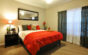 Well Lighted Master Bedroom at Stoneleigh on Cartwright Apartments, J Street Property Services, Texas