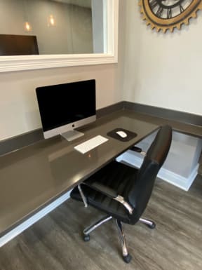 Business Center with Mac Computer