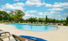 Relaxing Pool Area With Sundeck at Foxboro Apartments, Wheeling, 60090