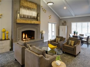 luxurious clubhouse at Brookdale on the Park, Naperville, IL, 60563