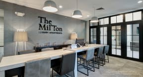 Interior work stations at The Mil'Ton Luxury Apartments - Vernon Hills, IL