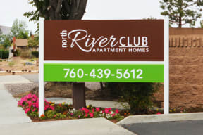 North River Club signage