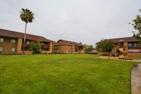 Exterior photo of apartments at North River Club.