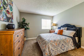 Bedroom Evria Apartment Homes in Diamond Valley California.
