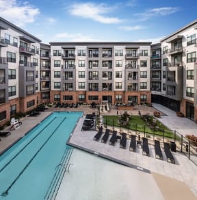 The Shirley Apartments Odenton MD Community Pool and Sundeck