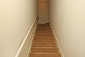 vacant apartment stairs