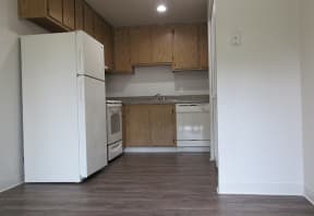 1x1 kitchen with appliances | Riverstone apts in Sacramento, CA 95831