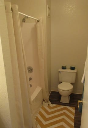 2x1 bathroom with shower | Riverstone apts in Sacramento, CA 95831