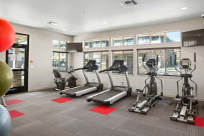 Novo on 52nd fitness center with cardio equipment