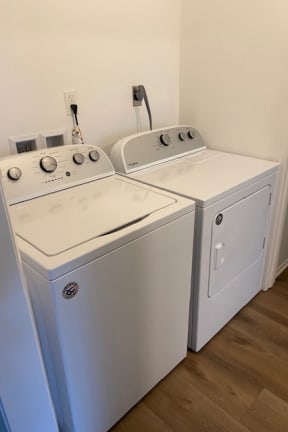 Side by Side Washer and Dryer