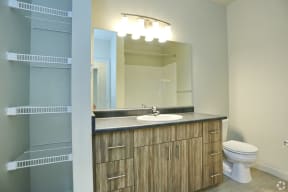 Novo on 52nd bathroom with vanity