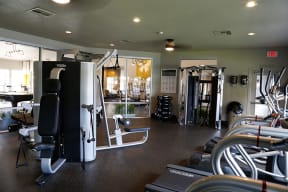 High Rock fitness center with weight equipment