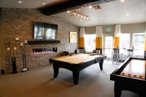 High Rock game room with billiards