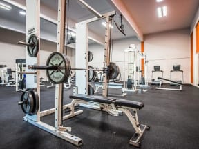 The Eleven Hundred fitness center with weight equipment